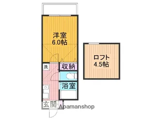 ベレッツァ灰塚【3階】の間取り