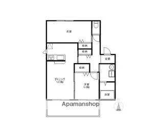 ハイムボナール【2階】の間取り