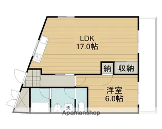 メルベーユ扇町【4階】の間取り