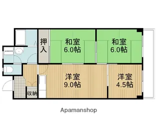 STマンション【3階】の間取り