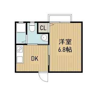 白芳荘20号館【2階】の間取り