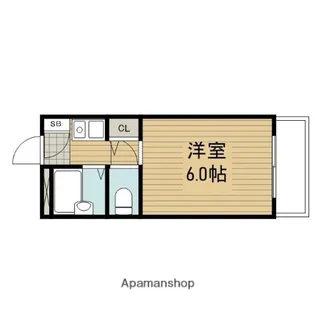 有馬パレス野崎【3階】の間取り