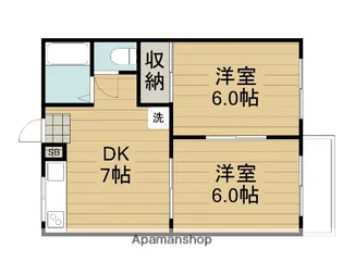 紀ノ国ハイツ【1階】の間取り