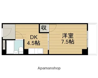 スミコー駅前コーポ【5階】の間取り