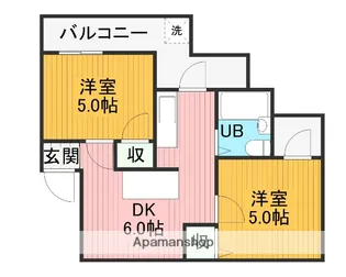 アメニティ大東【1階】の間取り