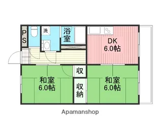 コーポ泰山【3階】の間取り