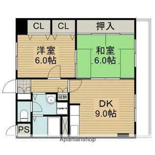 メイフェアN【2階】の間取り