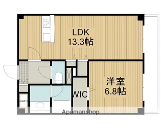 サンクチュアリー(楠公)【3階】の間取り
