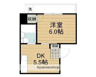 アスカハイツ大東【2階】の間取り