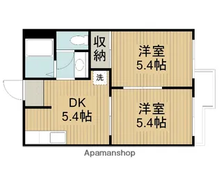 ベルメゾンS【2階】の間取り
