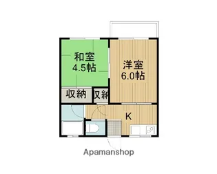 ヒノパナハイツ【2階】の間取り