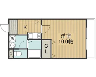 プルメリアコート【1階】の間取り