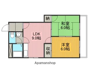 アーバンSライフ【5階】の間取り