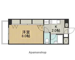 ビクトリア大東【1階】の間取り