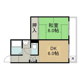 井上ハイツ【3階】の間取り