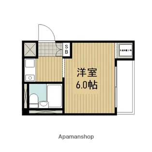 1Rの間取り画像