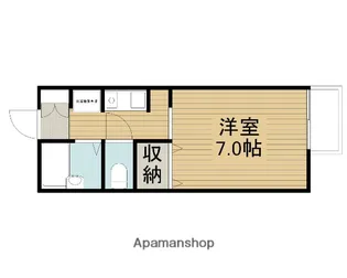 グリーンコート忍ケ丘【1階】の間取り
