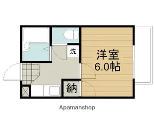 リバーハイツA棟【1階】の間取り