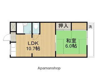 オリエント鴻池【1階】の間取り