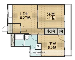 オリエント鴻池【1階】の間取り