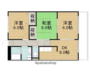 ヴェルヴィラージュ【1階】の間取り