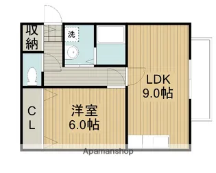 SQUD HAIZUKA【1階】の間取り