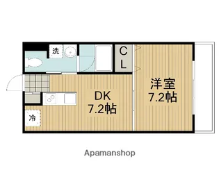 エスパシオ・ヒラソル【7階】の間取り