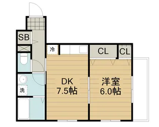 ディアコート・ソレイユⅡ【2階】の間取り