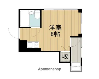 ハギカハイツ【2階】の間取り