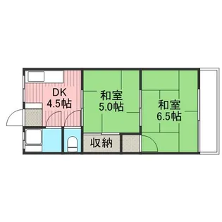 ハニータニガワ【1階】の間取り