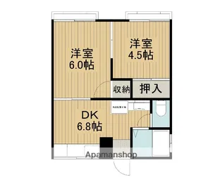 ロイヤル野崎【2階】の間取り