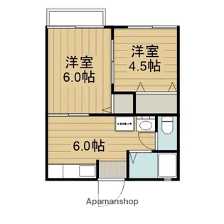 ロイヤル野崎【2階】の間取り
