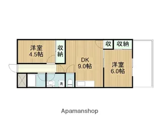 グランメゾン【4階】の間取り