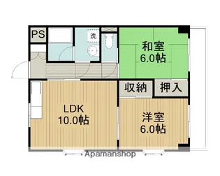 ハイム山田【1階】の間取り