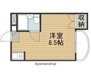 ベルハイム畷【4階】の間取り