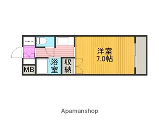 グランドハウス大野【3階】の間取り