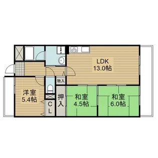 ガーデンスクエア【2階】の間取り