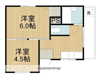 住道ハイツ【5階】の間取り