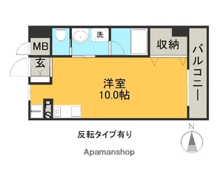 カーサ・アリビオ【3階】の間取り
