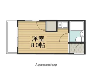メゾンド葵【1階】の間取り