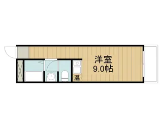 1Rの間取り画像