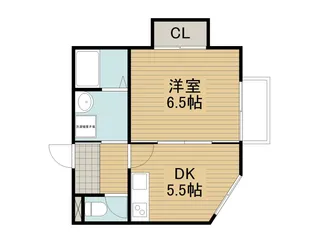 白芳荘21号館【2階】の間取り