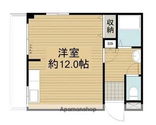 トモエハイツ2号館【3階】の間取り