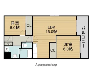 プリミエール明美の里【3階】の間取り