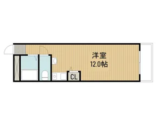 アバンス大友【3階】の間取り