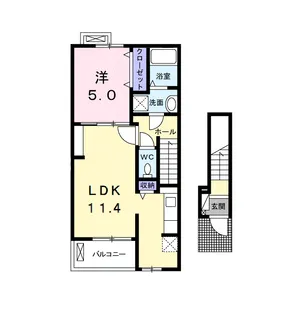 シャインコート【2階】の間取り