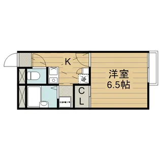 レオパレス夢2番館【2階】の間取り