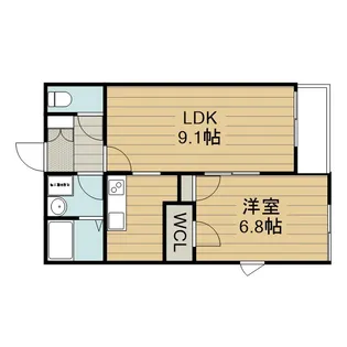 レオネクストサンモール畷【2階】の間取り