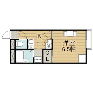 レオパレスLA CASA【2階】の間取り