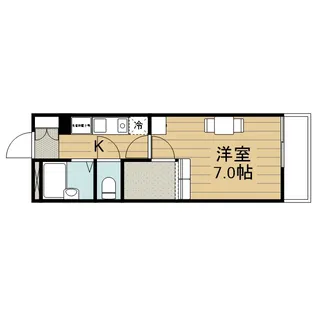 レオパレス中川MTM【3階】の間取り